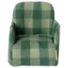 Maileg Chair Green Check
