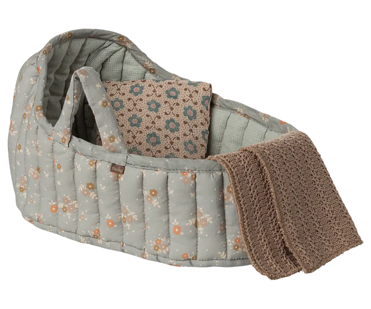 Maileg Carry Cot Large Blue