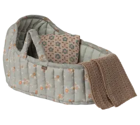 Maileg Carry Cot Large Blue Maileg Carry Cot Large Blue