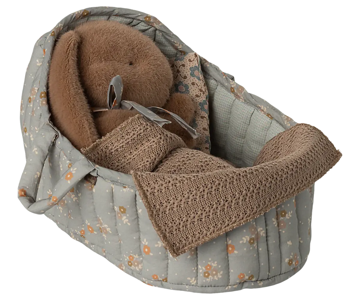 Maileg Carry Cot Large Blue