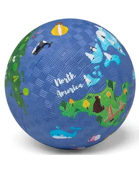 Little L Speelbal World - 13 cm