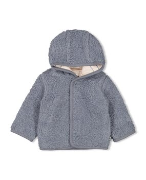 Feetje Babykleding Jasje Omkeerbaar Bouclé Howdy Blauw