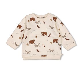 Feetje Babykleding Sweater Wild World Offwhite Feetje Babykleding Sweater Wild World Offwhite