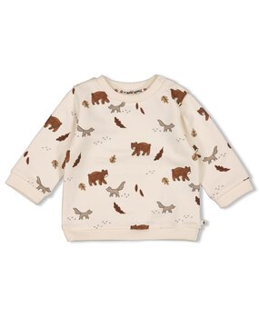 Feetje Babykleding Sweater Wild World Offwhite Feetje Babykleding Sweater Wild World Offwhite