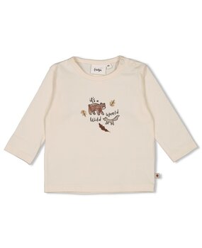 Feetje Babykleding Longsleeve Wild World Offwhite Feetje Babykleding Longsleeve Wild World Offwhite