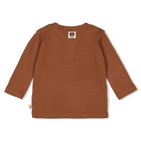 Feetje Babykleding Longsleeve Rib Wild World Bruin Feetje Babykleding Longsleeve Rib Wild World Bruin