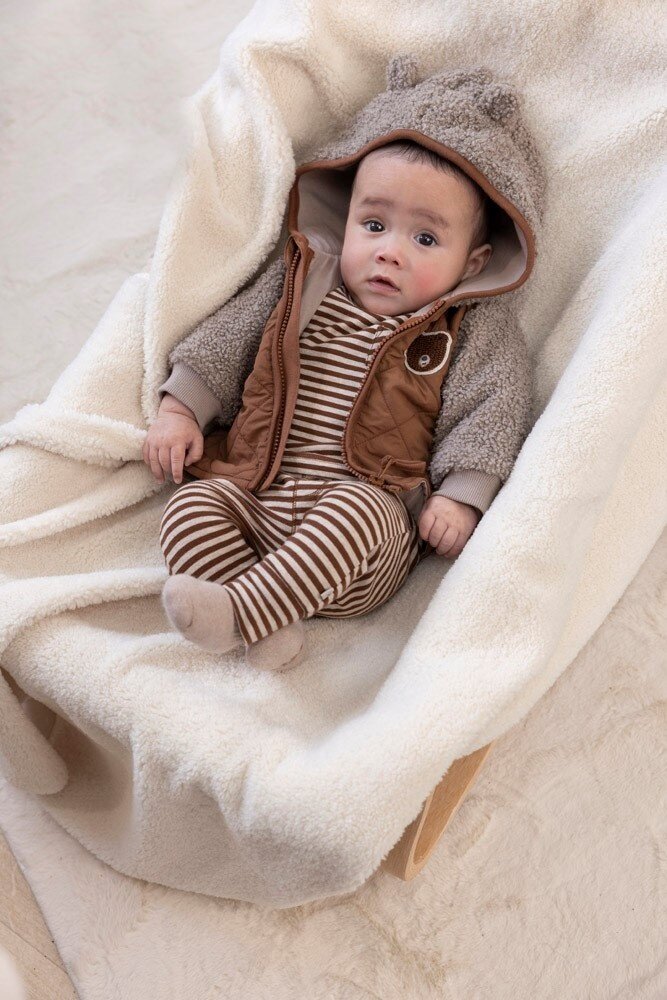 Feetje Babykleding Longsleeve Streep Wild World Bruin Feetje Babykleding Longsleeve Streep Wild World Bruin
