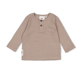 Feetje Babykleding Longsleeve Rib Wild World Grijs Feetje Babykleding Longsleeve Rib Wild World Grijs