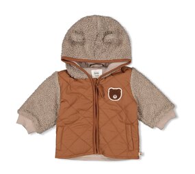 Feetje Babykleding Jasje Bouclé Wild World Bruin Feetje Babykleding Jasje Bouclé Wild World Bruin