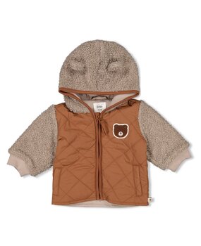 Feetje Babykleding Jasje Bouclé Wild World Bruin