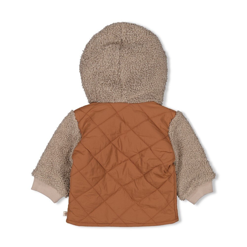 Feetje Babykleding Jasje Bouclé Wild World Bruin Feetje Babykleding Jasje Bouclé Wild World Bruin