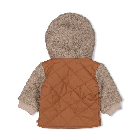 Feetje Babykleding Jasje Bouclé Wild World Bruin Feetje Babykleding Jasje Bouclé Wild World Bruin