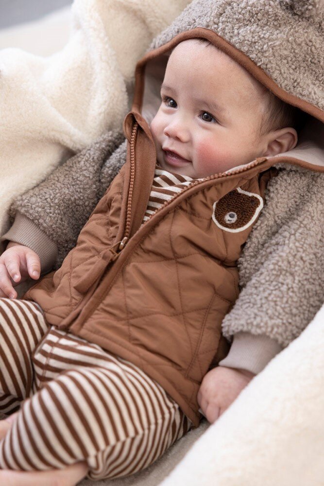 Feetje Babykleding Jasje Bouclé Wild World Bruin Feetje Babykleding Jasje Bouclé Wild World Bruin