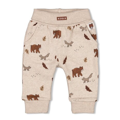 Feetje Babykleding Broek Wild World Taupe Melange Feetje Babykleding Broek Wild World Taupe Melange