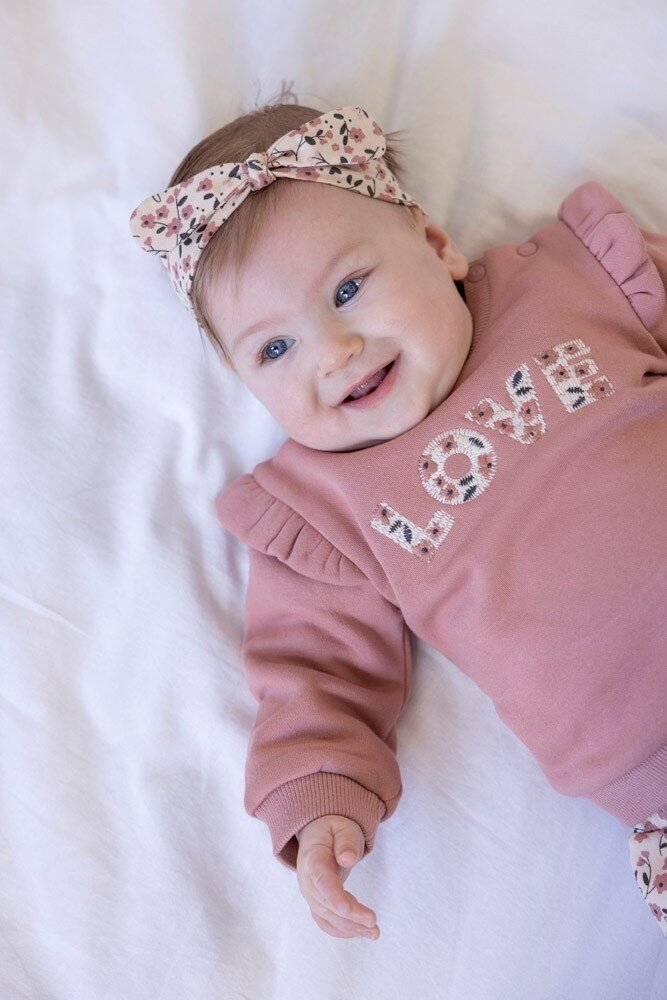 Feetje Babykleding Sweater Woodland Bloom Mauve Feetje Babykleding Sweater Woodland Bloom Mauve
