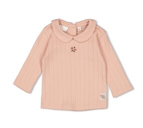 Feetje Babykleding Longsleeve Pointelle Rib Woodland Bloom Roze Feetje Babykleding Longsleeve Pointelle Rib Woodland Bloom Roze