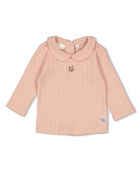 Feetje Babykleding Longsleeve Pointelle Rib Woodland Bloom Roze Feetje Babykleding Longsleeve Pointelle Rib Woodland Bloom Roze