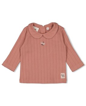 Feetje Babykleding Longsleeve Pointelle Rib Woodland Bloom Mauve Feetje Babykleding Longsleeve Pointelle Rib Woodland Bloom Mauve