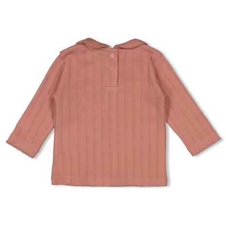 Feetje Babykleding Longsleeve Pointelle Rib Woodland Bloom Mauve Feetje Babykleding Longsleeve Pointelle Rib Woodland Bloom Mauve