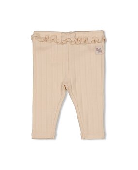 Feetje Babykleding Legging Pointelle Rib Woodland Bloom Offwhite