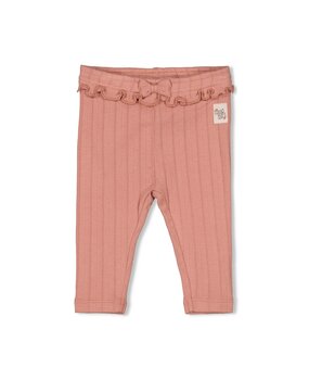Feetje Babykleding Legging Pointelle Rib Woodland Bloom Mauve