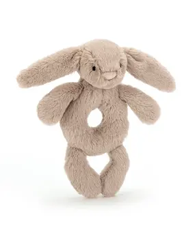 Jellycat Bashful Bunny Ring Rattle Beige