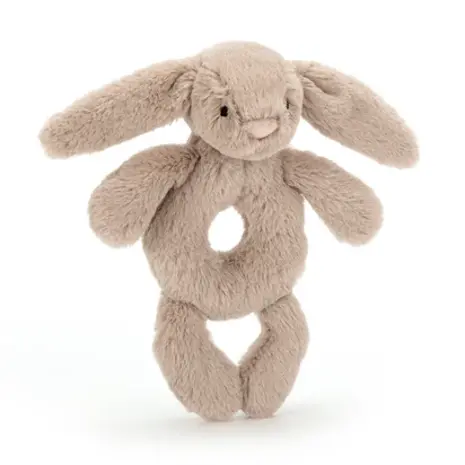 Jellycat Bashful Bunny Ring Rattle Beige Jellycat Bashful Bunny Ring Rattle Beige