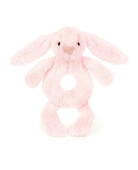 Jellycat Bashful Bunny Ring Rattle Pink