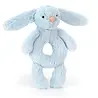 Jellycat Bashful Bunny Ring Rattle Blue Jellycat Bashful Bunny Ring Rattle Blue
