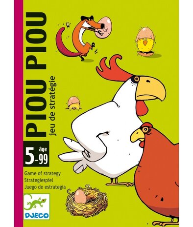 Djeco Kaartspel Piou Piou Djeco Kaartspel Piou Piou