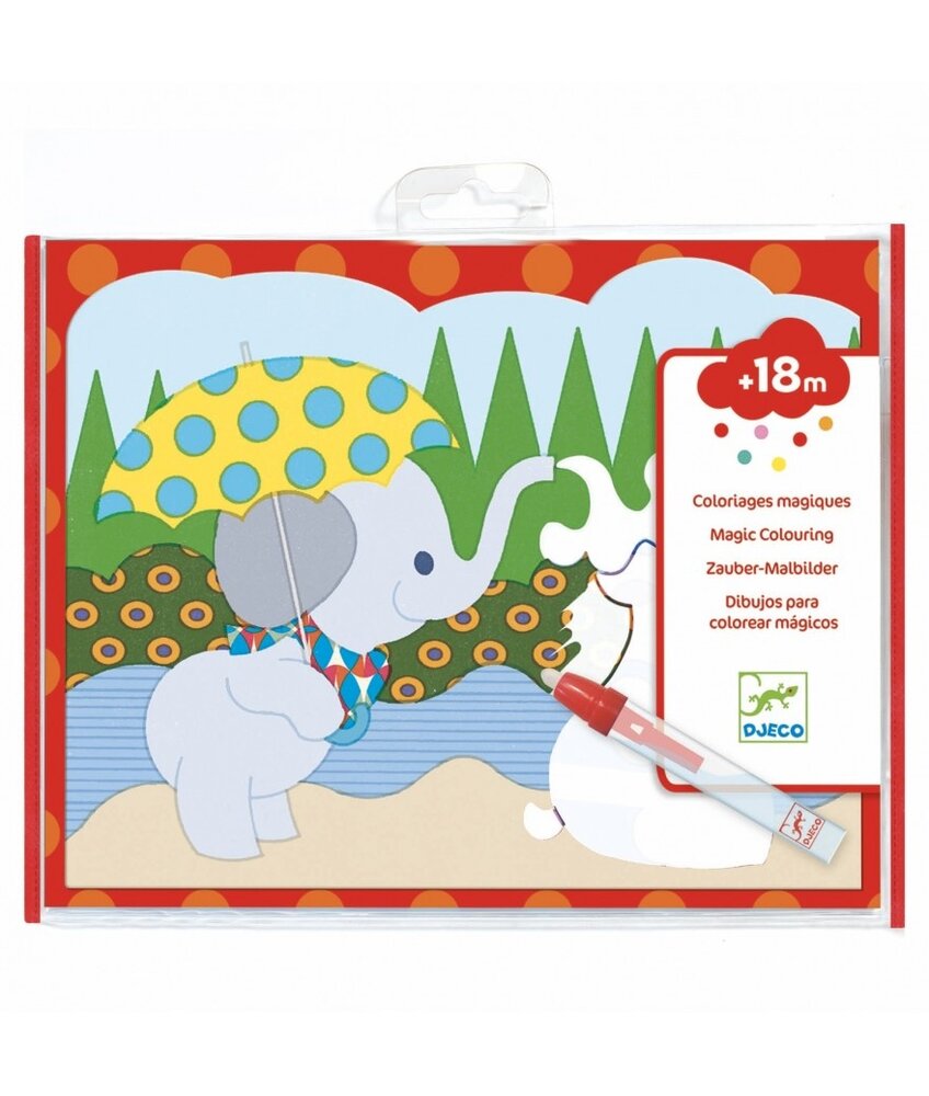 Djeco Kleurboek Water Hidden Outside