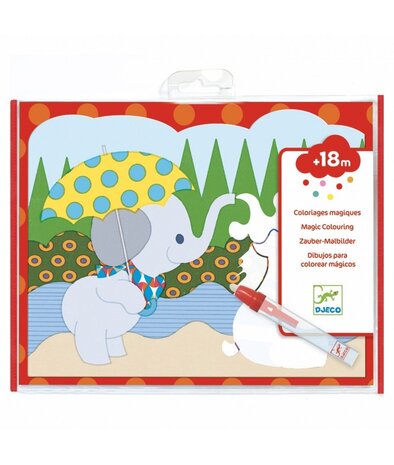 Djeco Kleurboek Water Hidden Outside