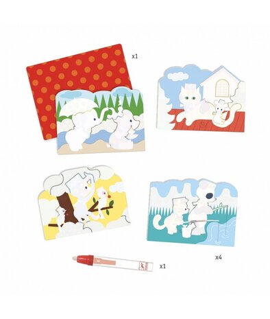 Djeco Kleurboek Water Hidden Outside