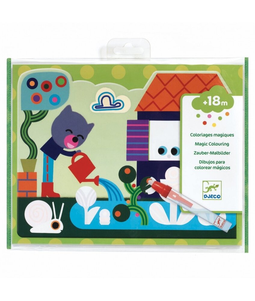 Djeco Kleurboek Water Hidden in the Garden