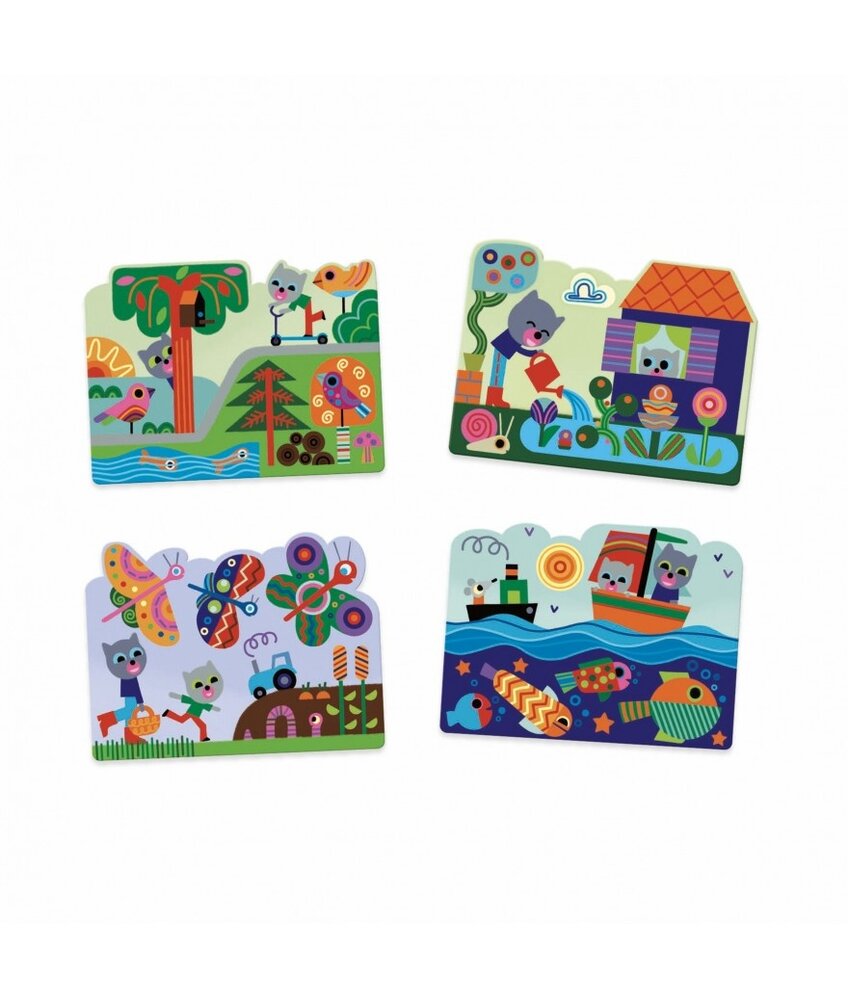 Djeco Kleurboek Water Hidden in the Garden