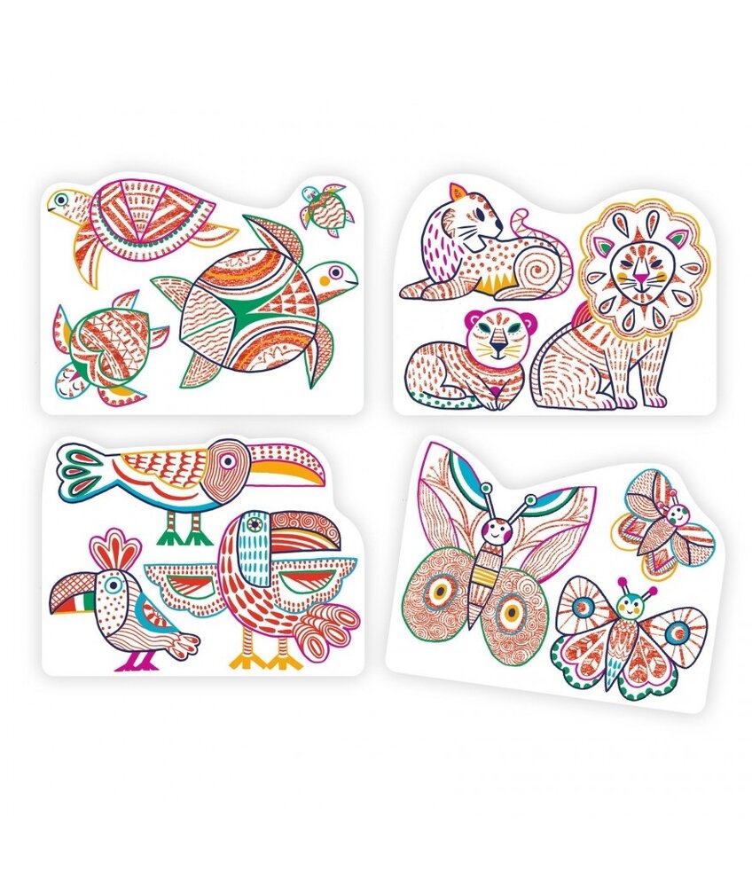 Djeco Kleurboek Wild Families