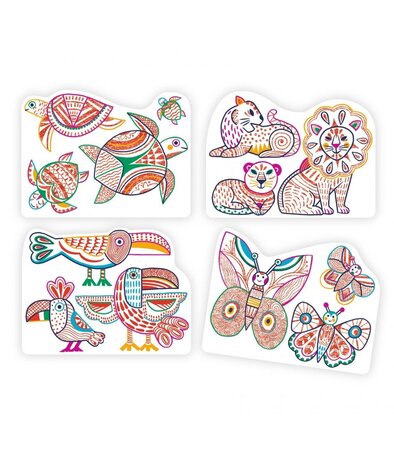 Djeco Kleurboek Wild Families