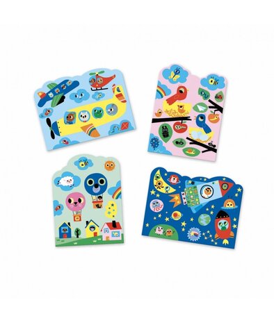 Djeco Kleurboek Water Hidden in the Sky