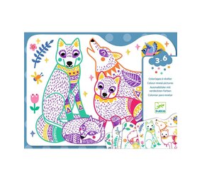Djeco Kleurboek Forest Families Djeco Kleurboek Forest Families