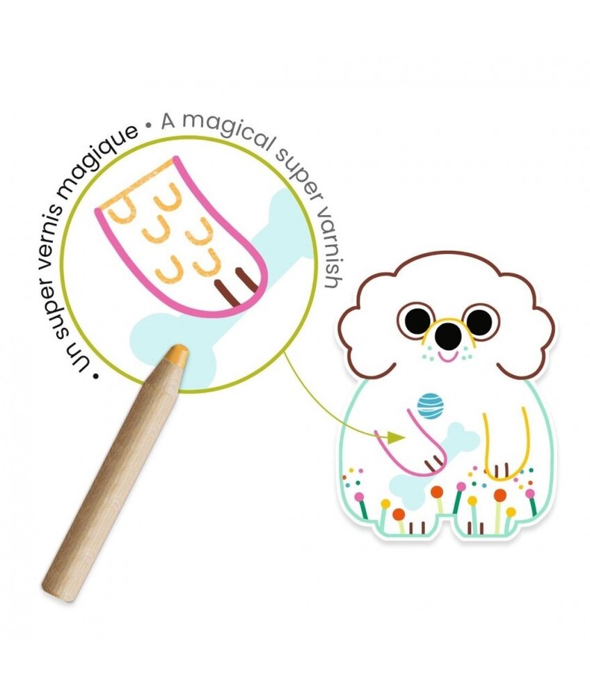 Djeco Kleurboek Domestic Animals