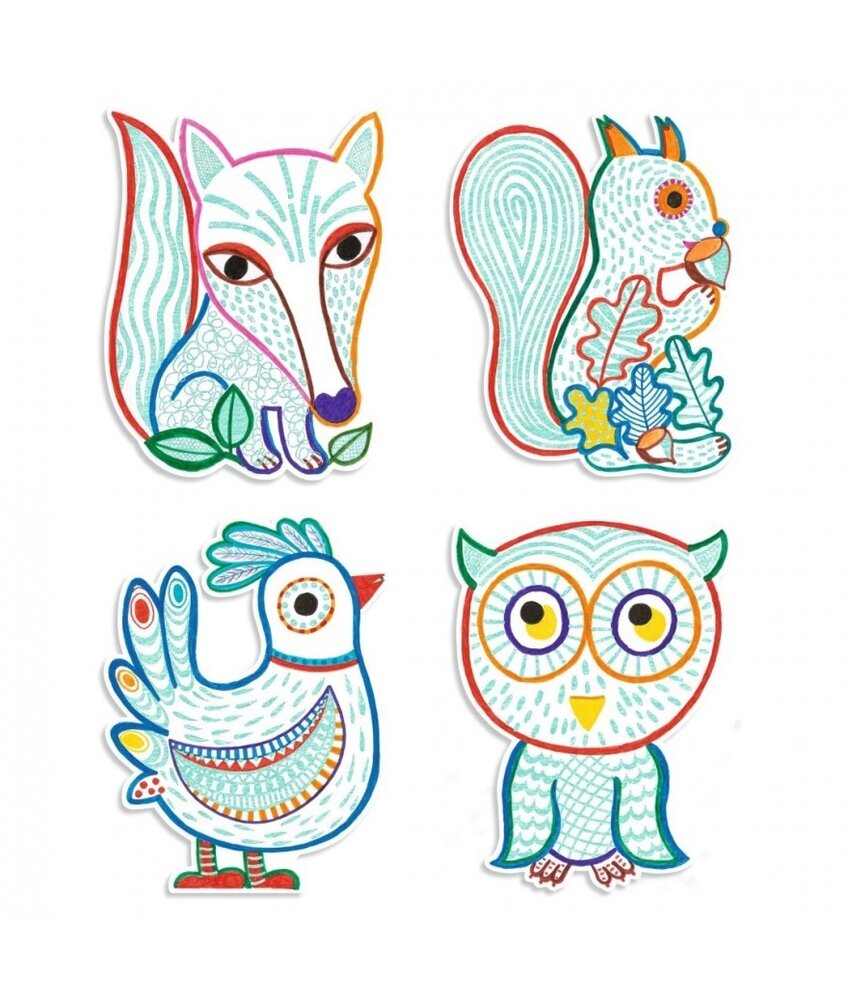 Djeco Kleurboek Forest Friends