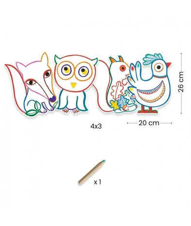 Djeco Kleurboek Forest Friends