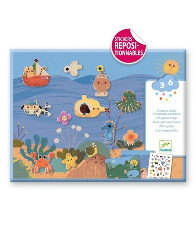 Djeco Knutselset Herbruikbare Stickers Summertime