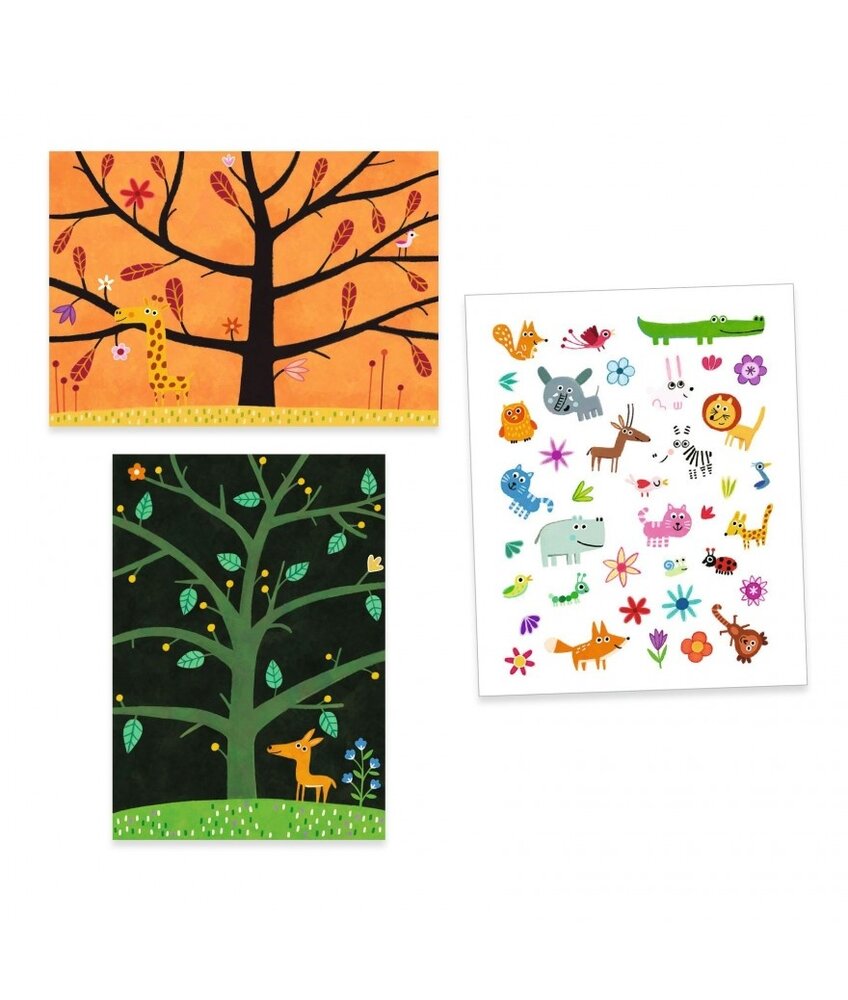 Djeco Knutselset Herbruikbare Stickers Tikkertje