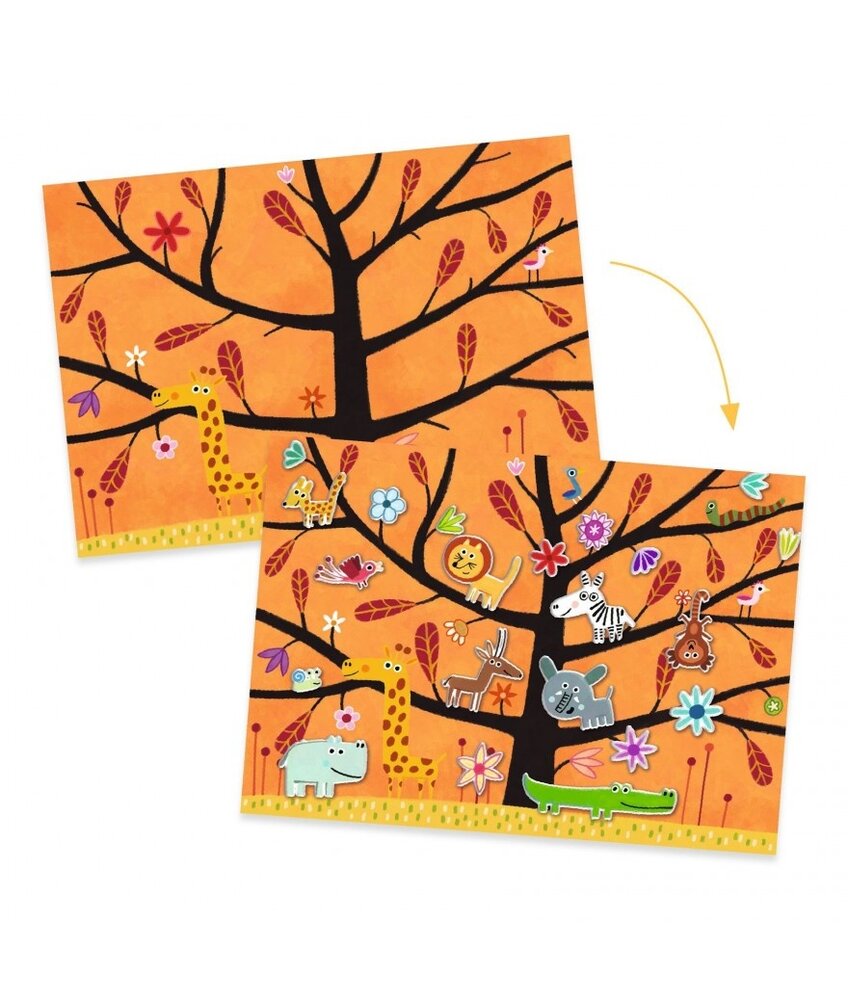 Djeco Knutselset Herbruikbare Stickers Tikkertje