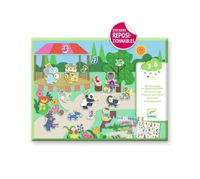 Djeco Knutselset Herbruikbare Stickers Fanfare Djeco Knutselset Herbruikbare Stickers Fanfare
