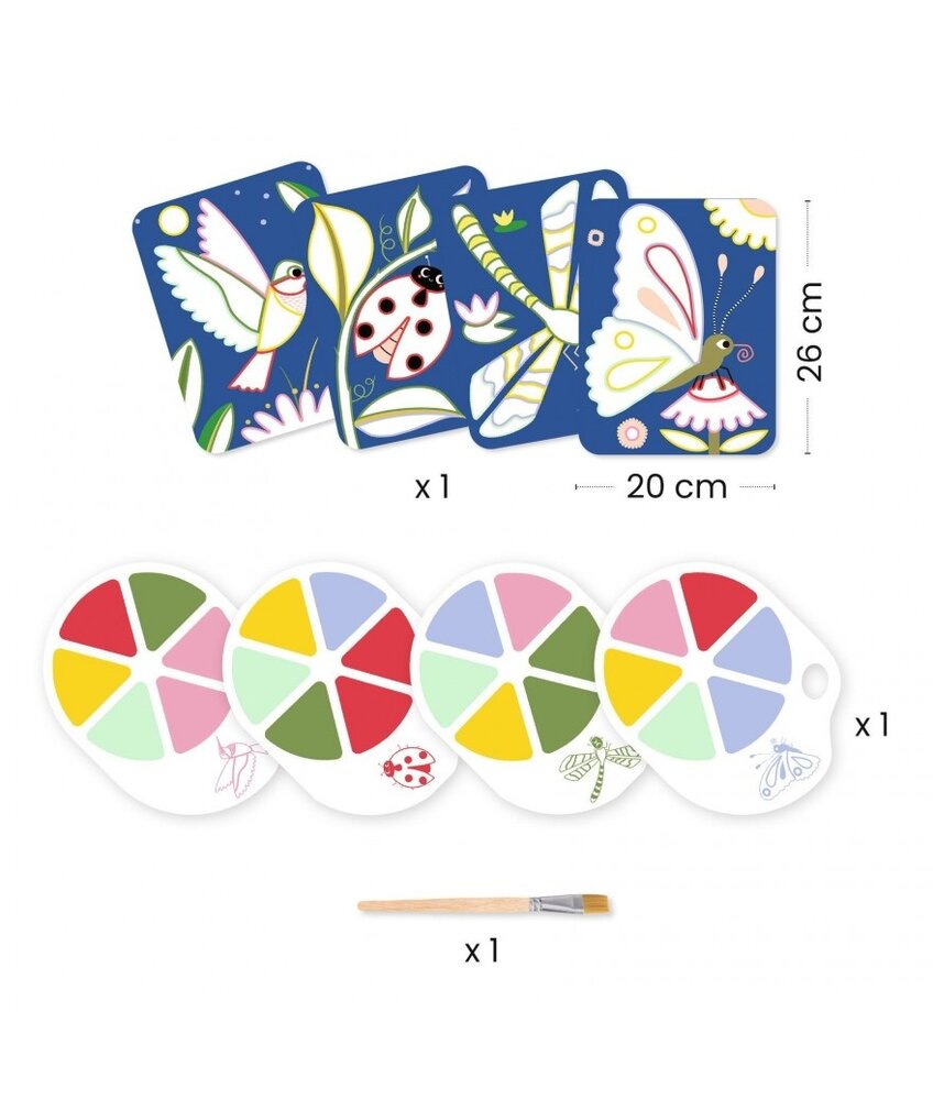 Djeco Schilderspalet Creepy Crawlies