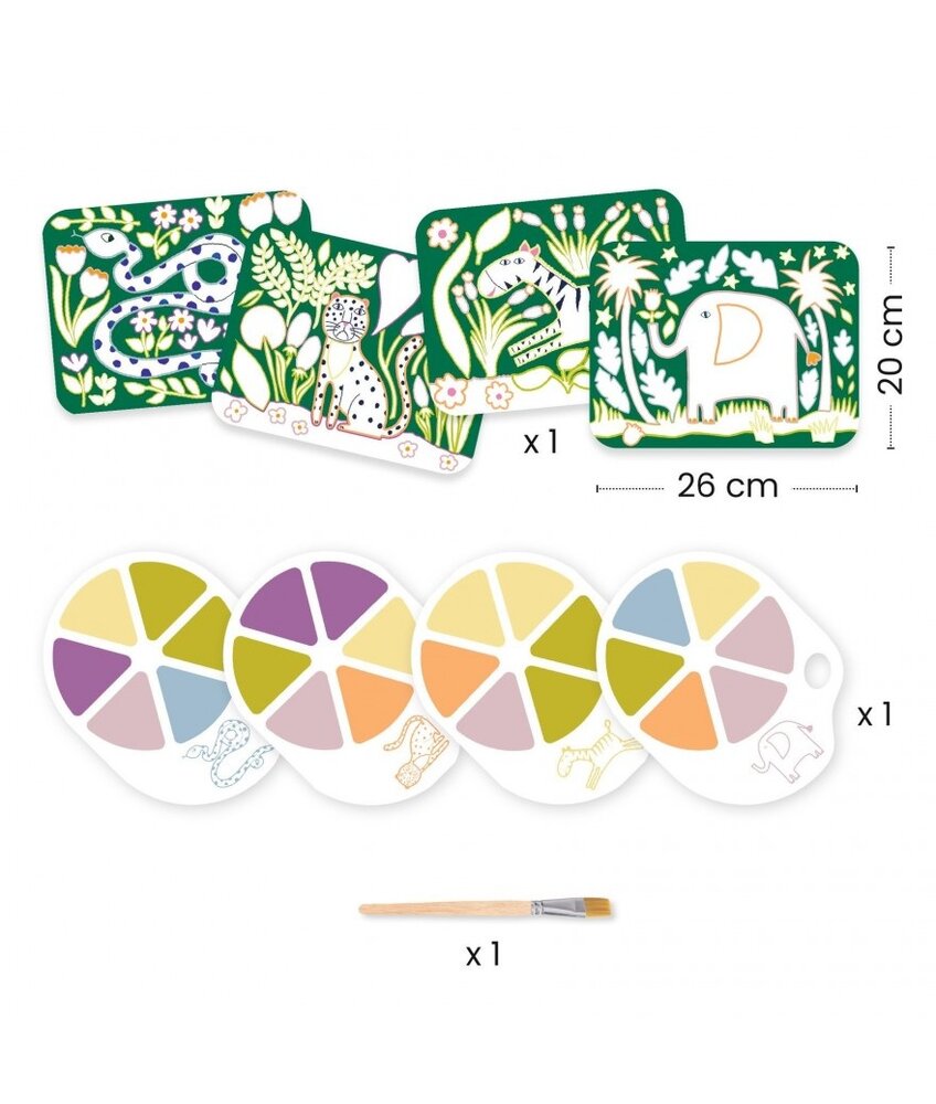 Djeco Schilderspalet Wild Ones