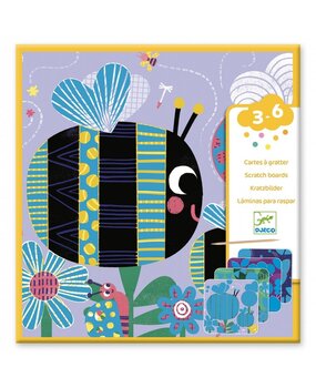 Djeco Kraskaarten Kleine Beestjes Djeco Kraskaarten Kleine Beestjes