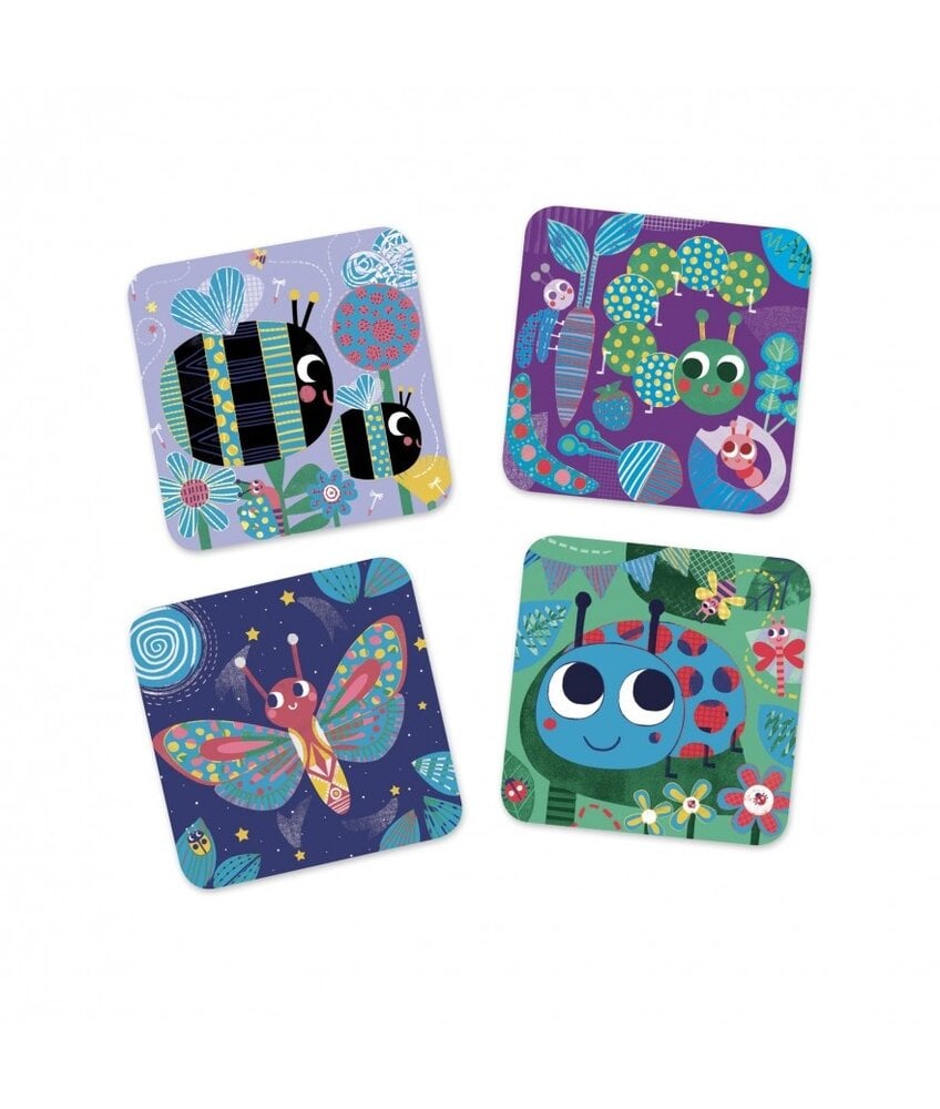 Djeco Kraskaarten Kleine Beestjes